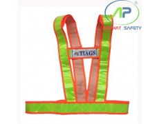 Áo phản quang dây chữ A (Màu xanh chuối)